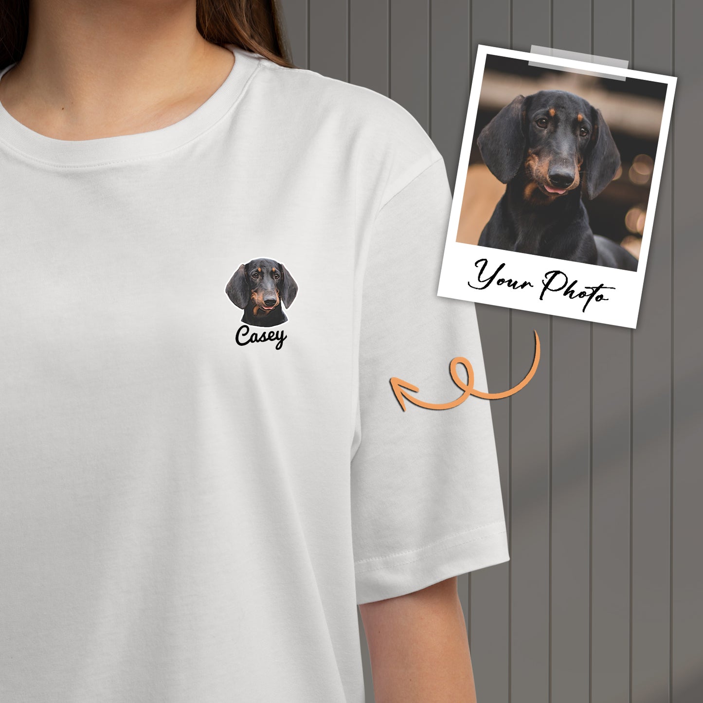 POC Personalisiertes Haustiergesicht-T-Shirt/Sweatshirt