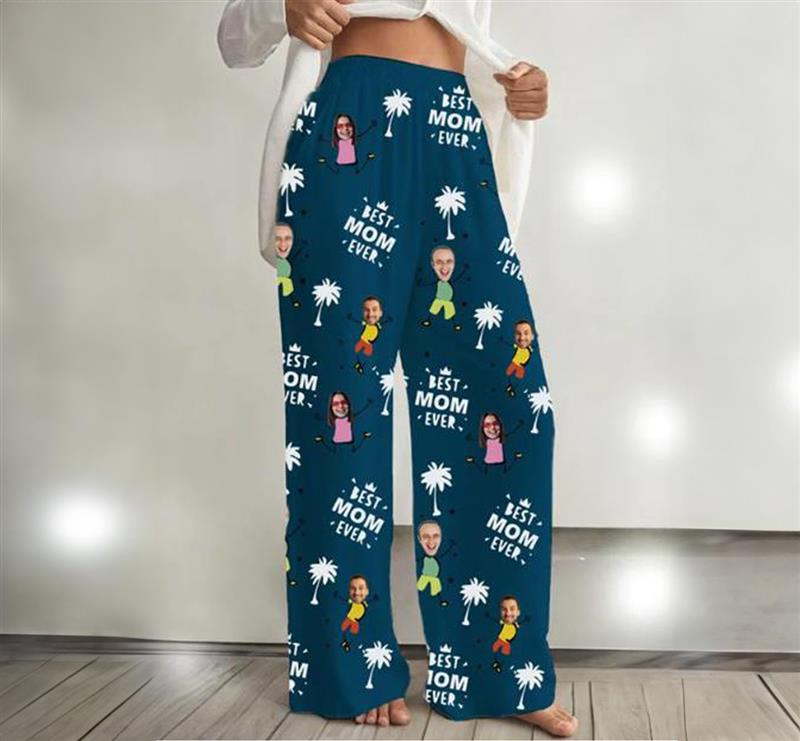 Personalized Pajama Pants-Best Mom/Grandma Ever