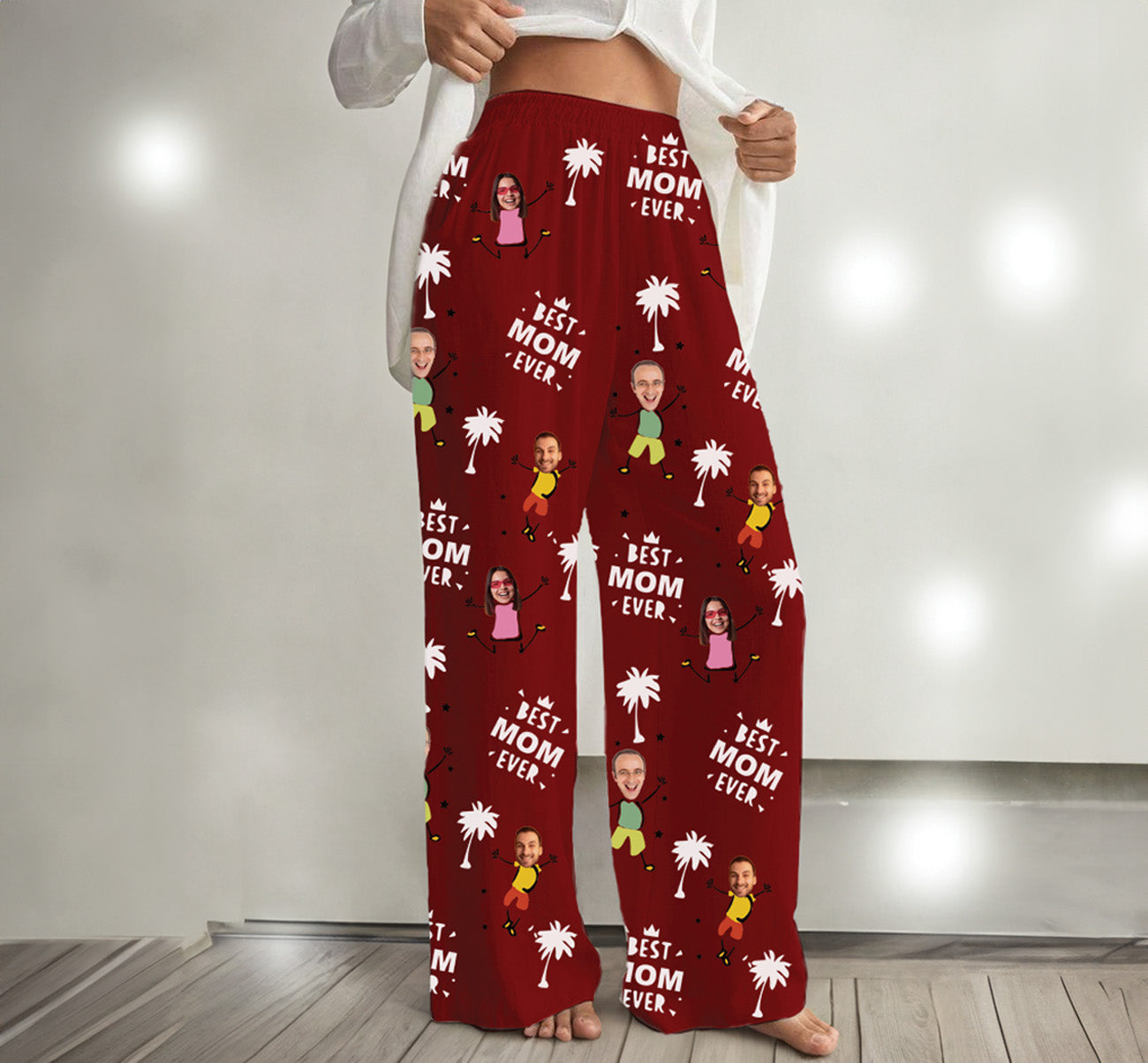 Personalized Pajama Pants-Best Mom/Grandma Ever