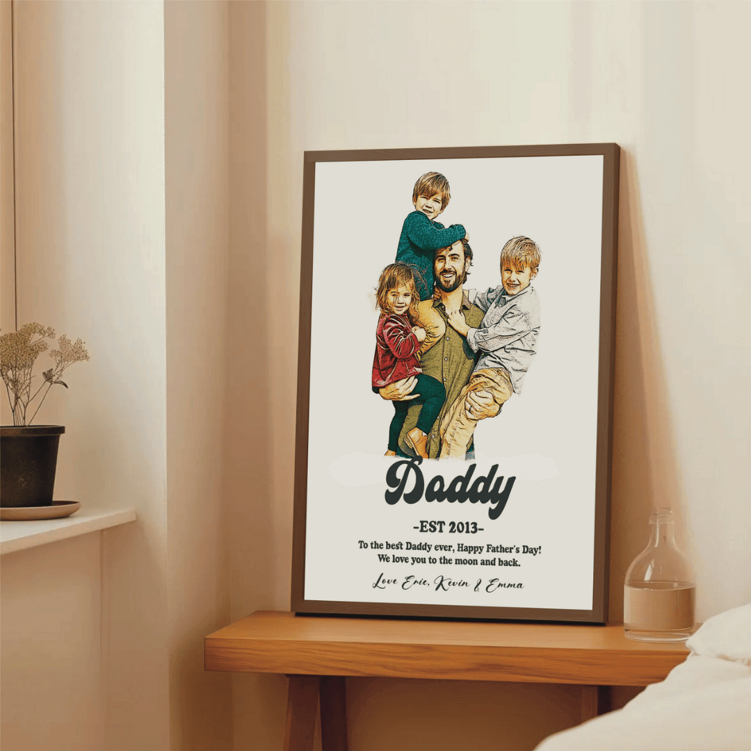 Father’s Day Keepsake- Custom Portrait