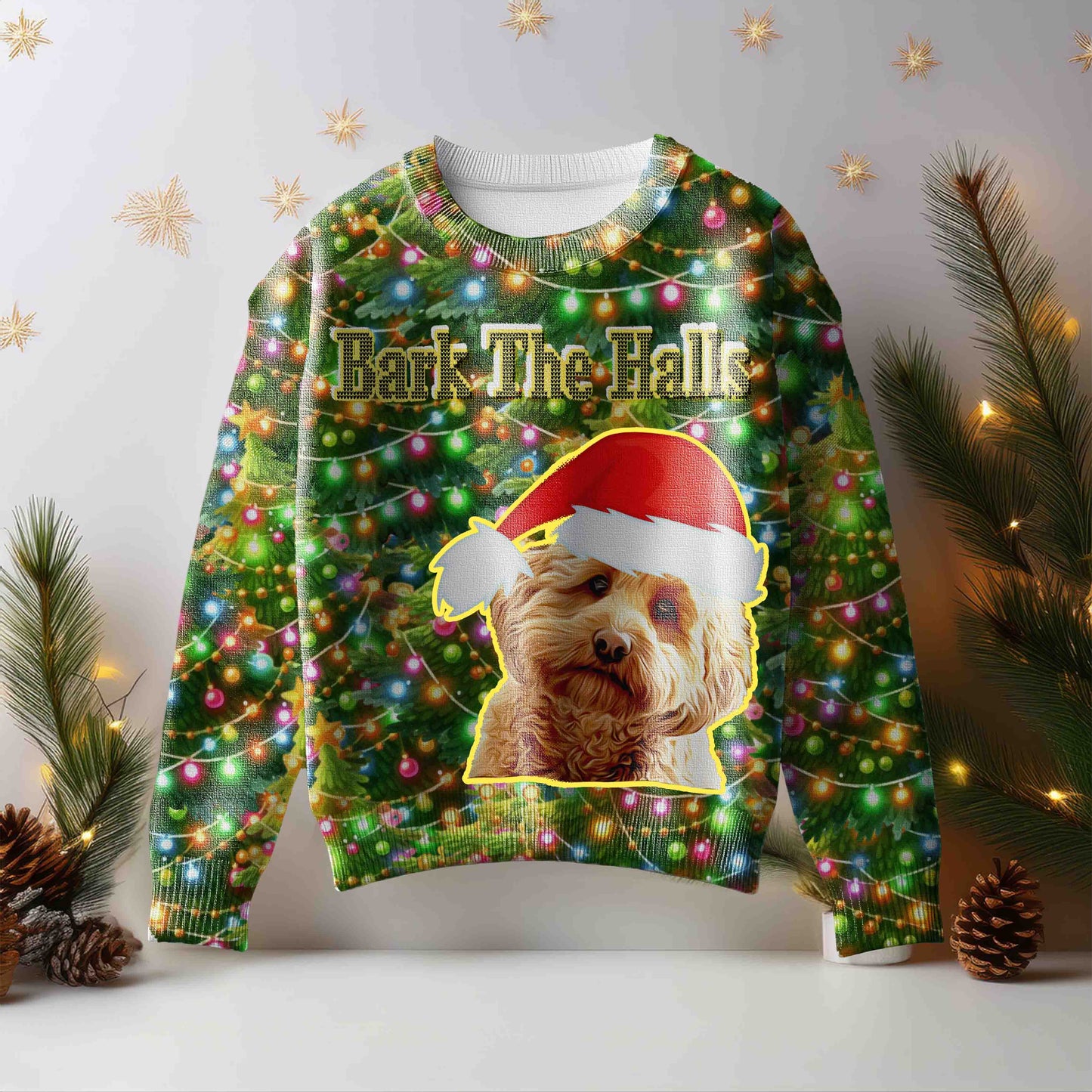 Bark the Halls Hässlicher Pullover