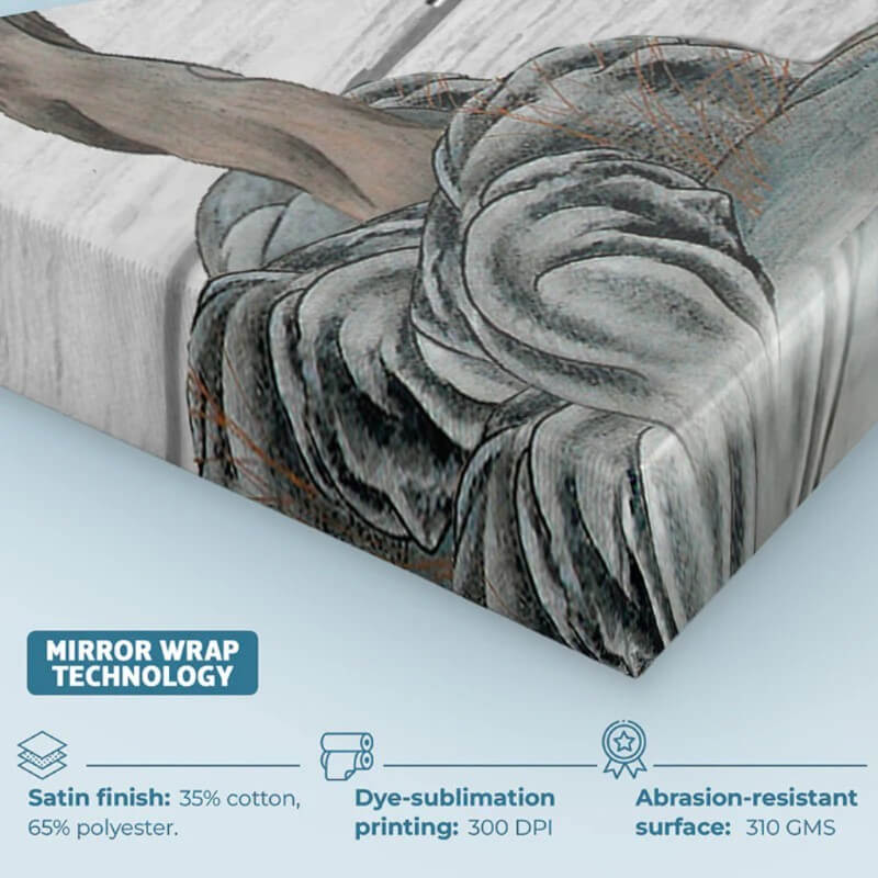 Personalisieren Sie Ihre Lieben Gedenk-Horizontal-Leinwand