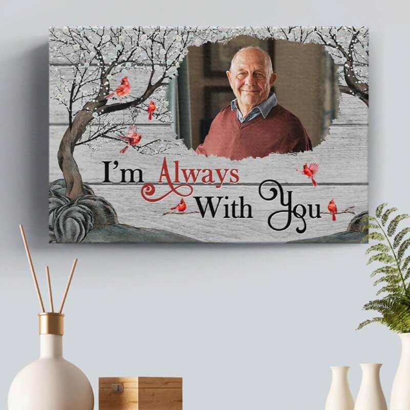 Personalisieren Sie Ihre Lieben Gedenk-Horizontal-Leinwand