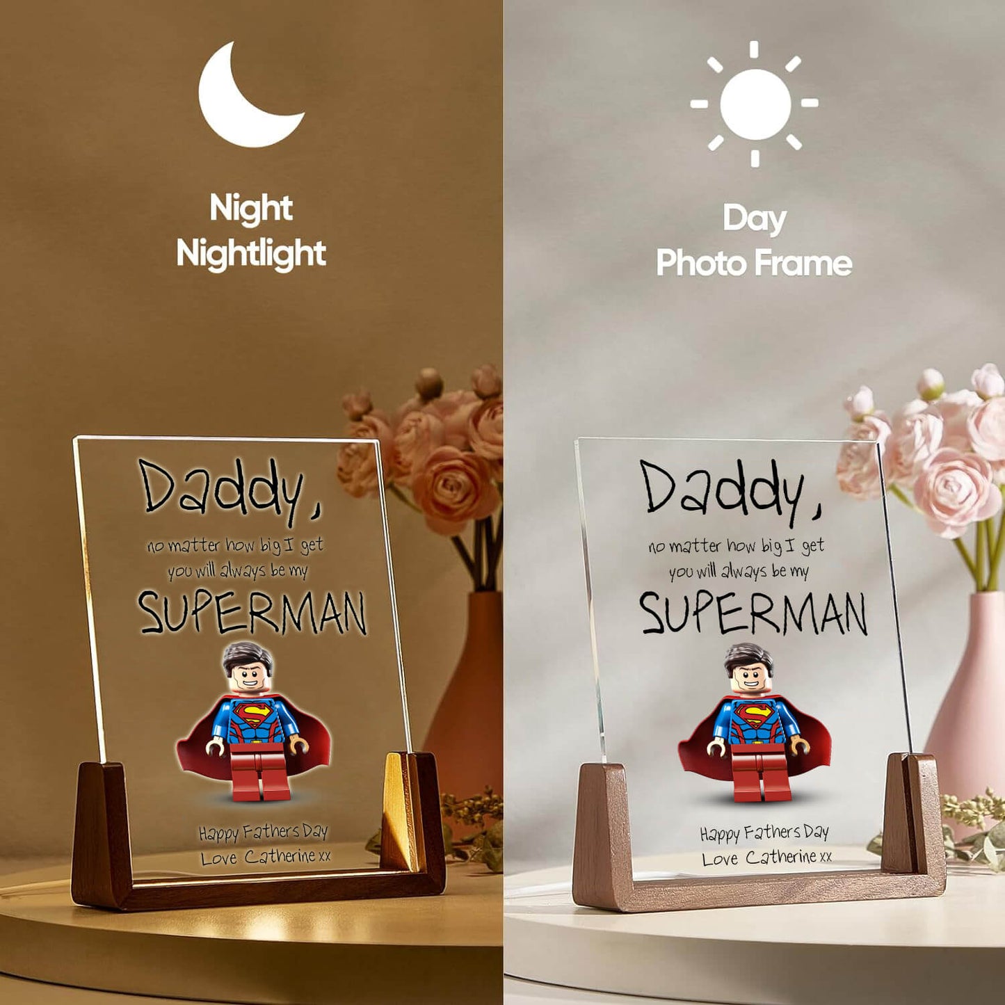 POC – Personalisierte Superhelden-Acrylplakette