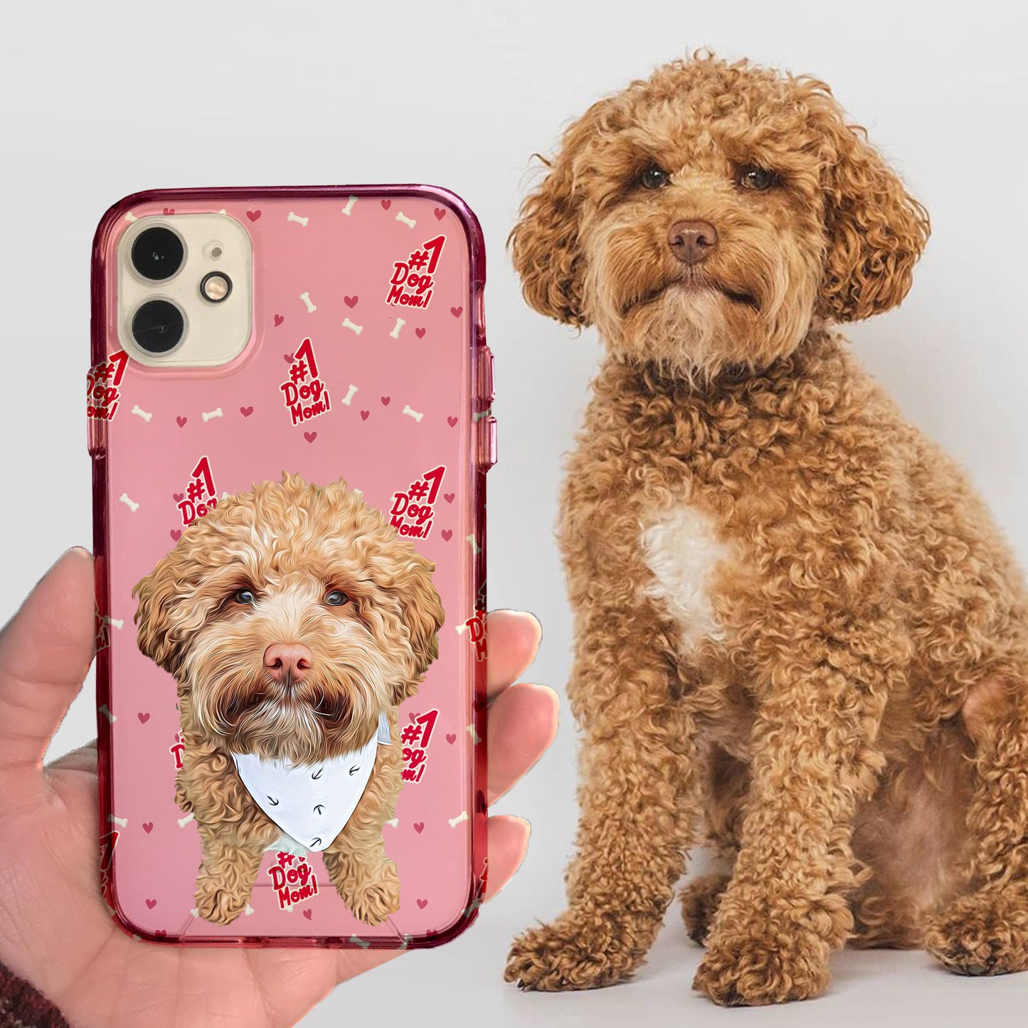 Personalisierte Nr. 1 Hundemama-Telefonhülle