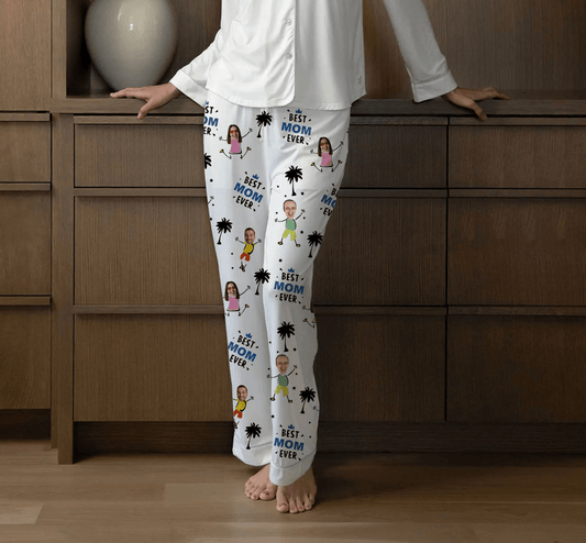 Personalized Pajama Pants-Best Mom/Grandma Ever