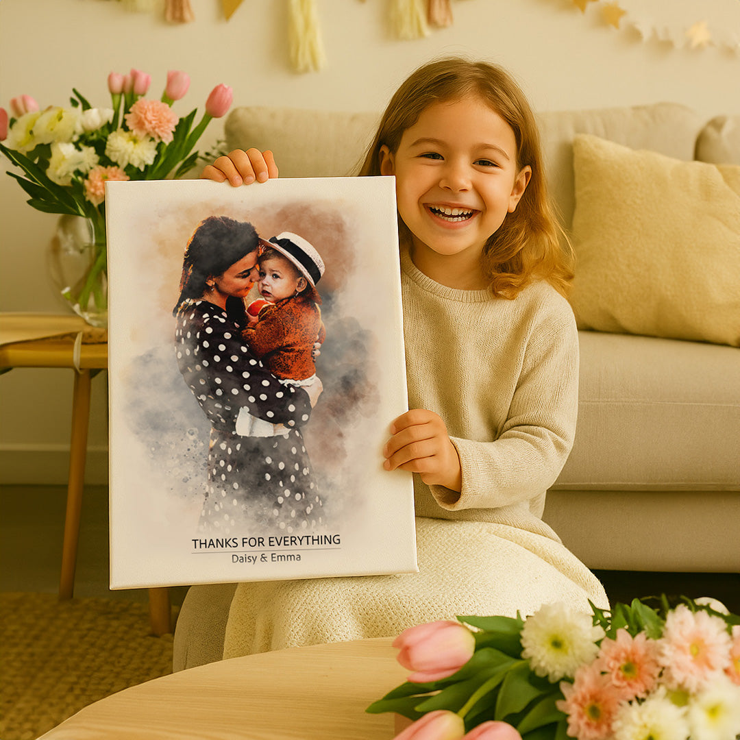 Thank You, Mom – Custom Canvas for Her