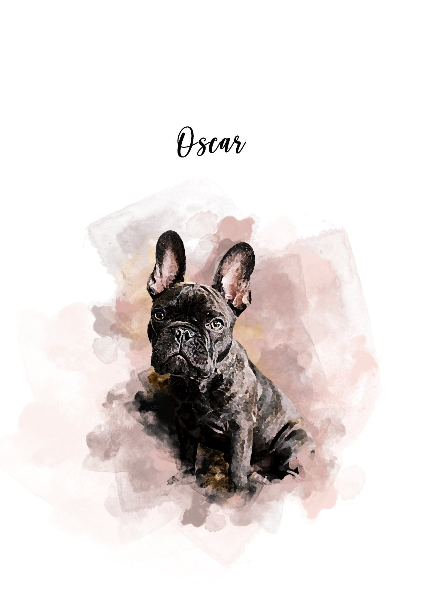 POC Personalized Watercolor Pet Art - Pet on Canvas