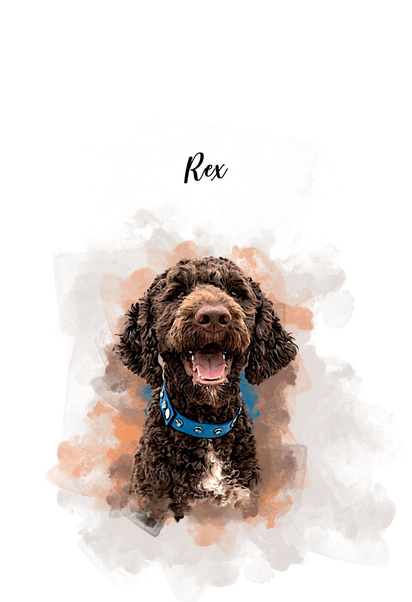 POC Personalized Watercolor Pet Art - Pet on Canvas