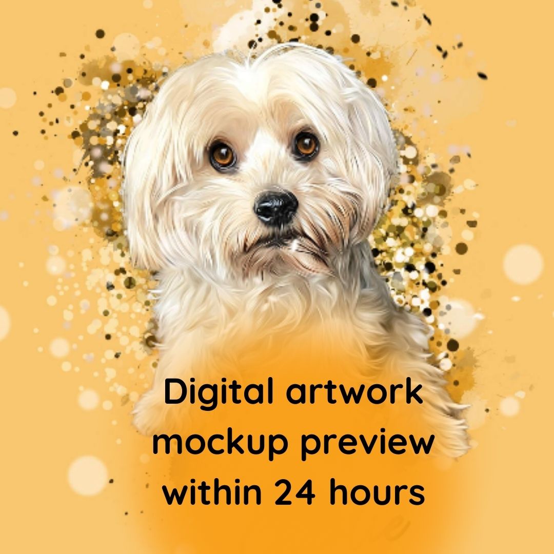 Skip the Line to the front of the artwork creation queue - Rush Order - Pet on Canvas