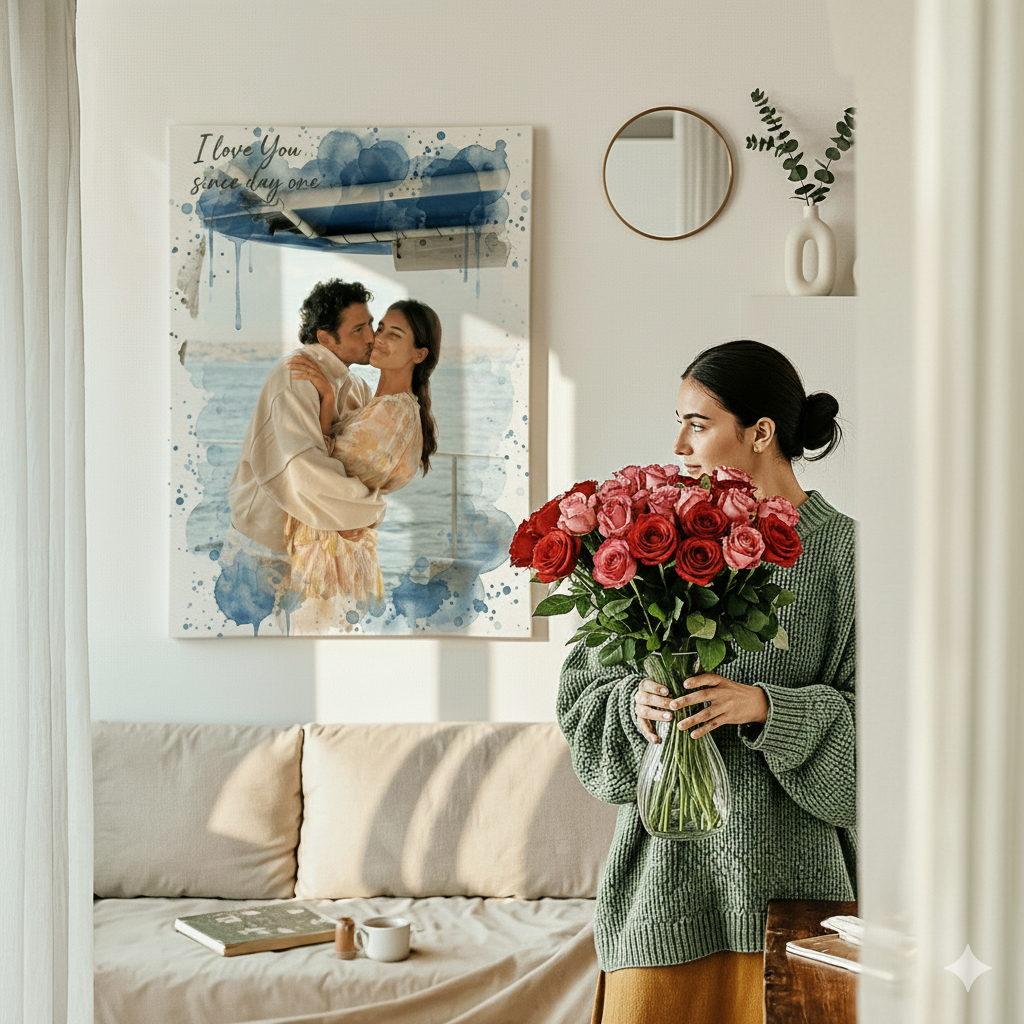 Why a Personalized Couple Portrait is the Ultimate First-Year Milestone Gift