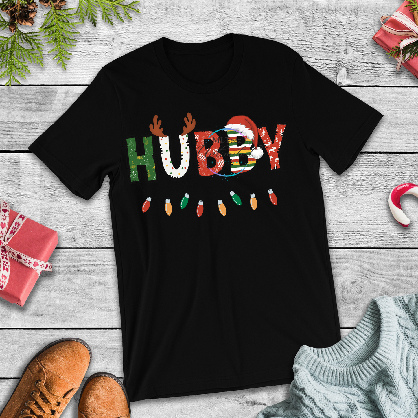 Festive Duo: Husband & Wifey Christmas Sweatshirts