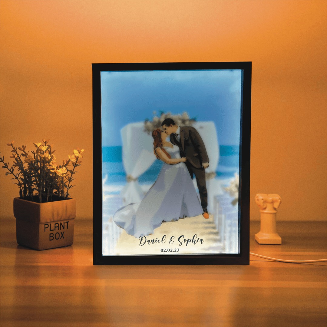 Valentine Love Photo Frame #1 Gift For Couples