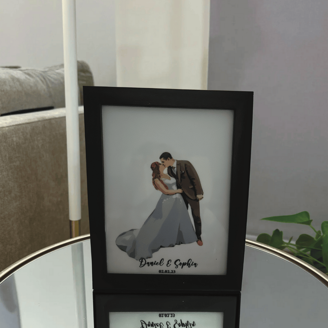 Valentine Love Photo Frame #1 Gift For Couples