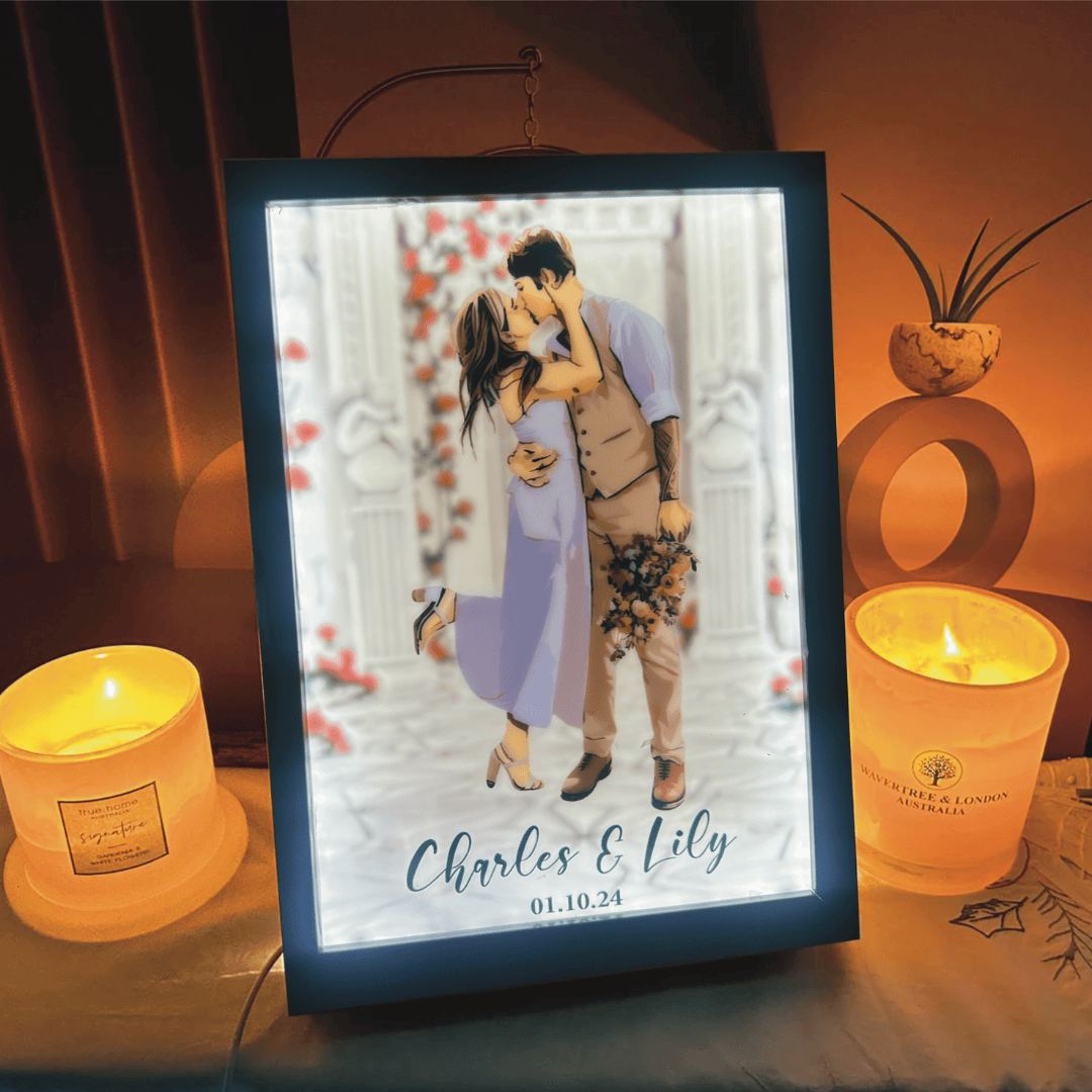 Valentine Love Photo Frame #1 Gift For Couples