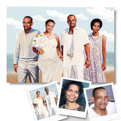 Family Personalized Portraits : Forever United