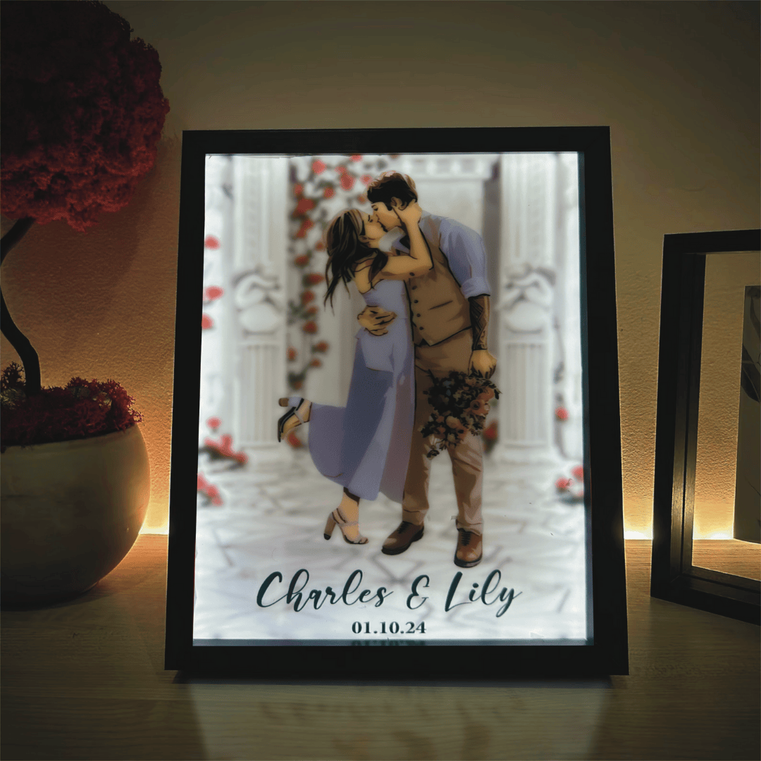 Valentine Love Photo Frame #1 Gift For Couples