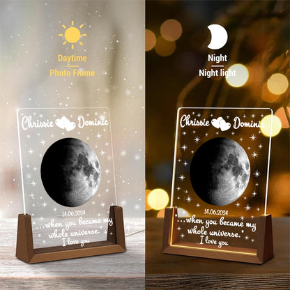 Personalized Moon Phase Acrylic Plaque