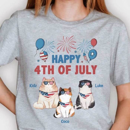 Personalize 4th of July Pet Design Shirt