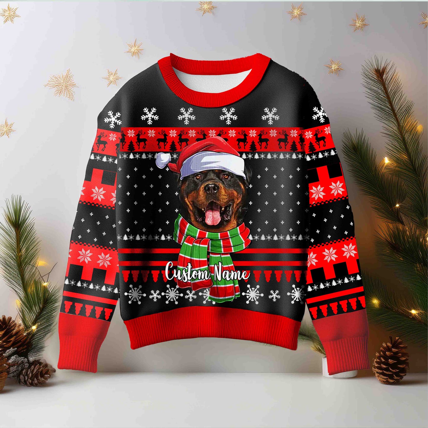 Custom Ugly Sweater - Classic Christmas