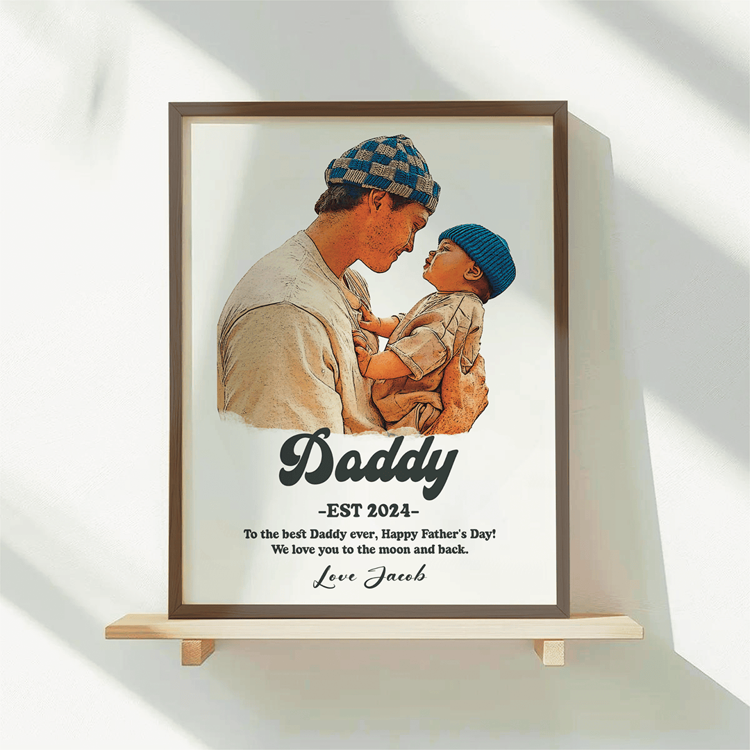 DAD & Kids Portrait -Father’s Day Keepsake
