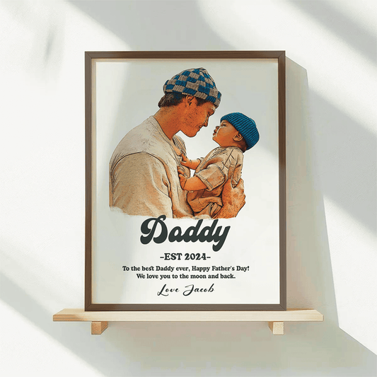 DAD & Kids Portrait -Father’s Day Keepsake