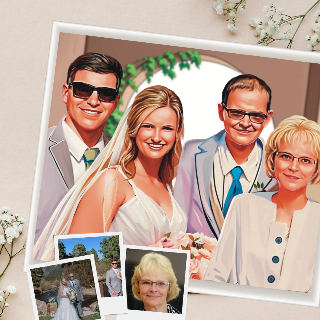 Family Personalized Portraits : Forever United