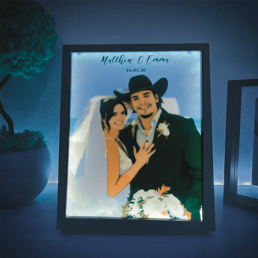 Valentine Love Photo Frame #1 Gift For Couples