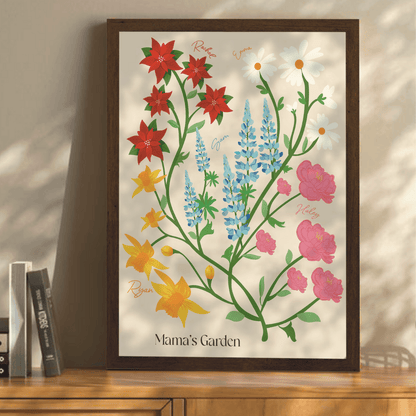 Illustrated Family Garden - #1 Gift for Mother's Day