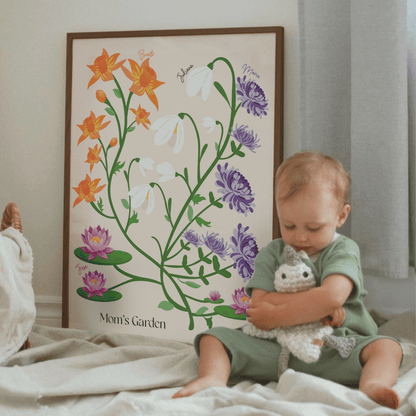 Illustrated Family Garden - #1 Gift for Mother's Day