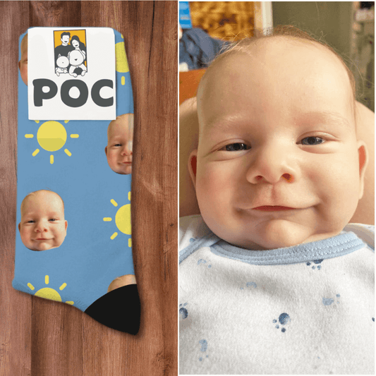 POC Socken mit personalisierter Zeichnung