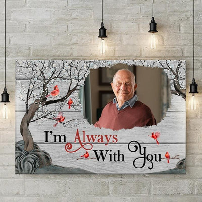 Personalize Loved Ones Memorial Horizontal Canvas