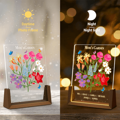 POC Personalisierte Acryl-Plakette mit Geburtsblume