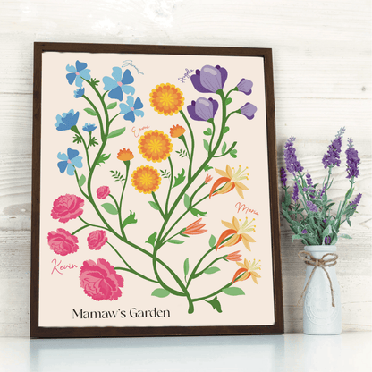 Illustrated Family Garden - #1 Gift for Mother's Day