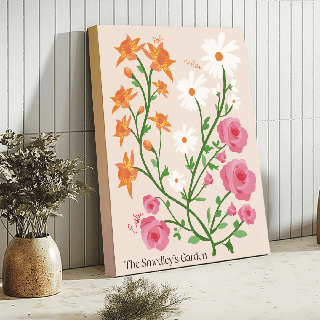 Illustrated Family Garden - #1 Gift for Mother's Day