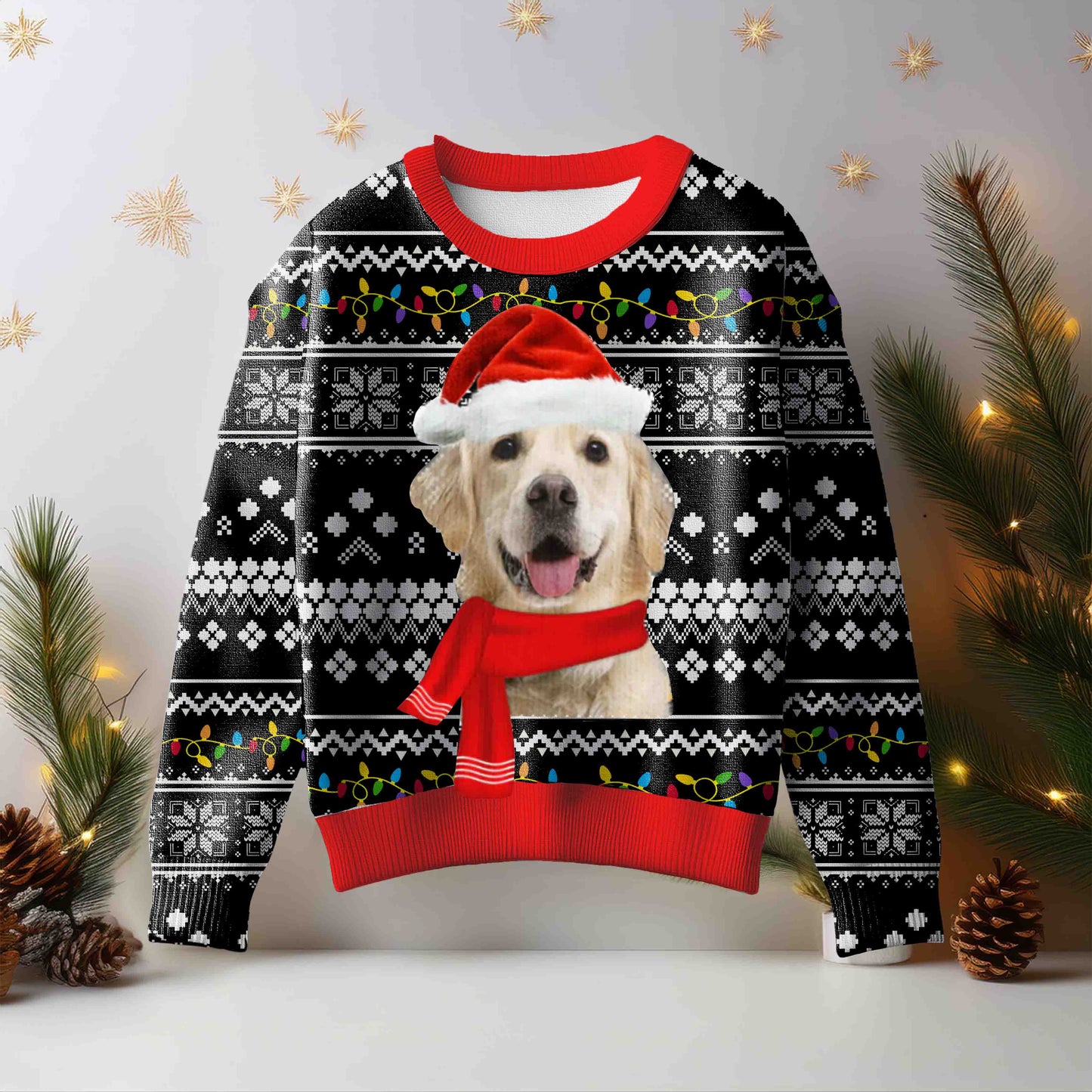 Custom Ugly Sweater - Christmas Lights