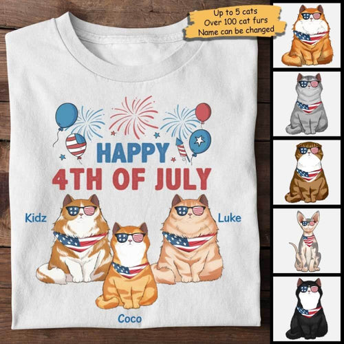 Personalize 4th of July Pet Design Shirt