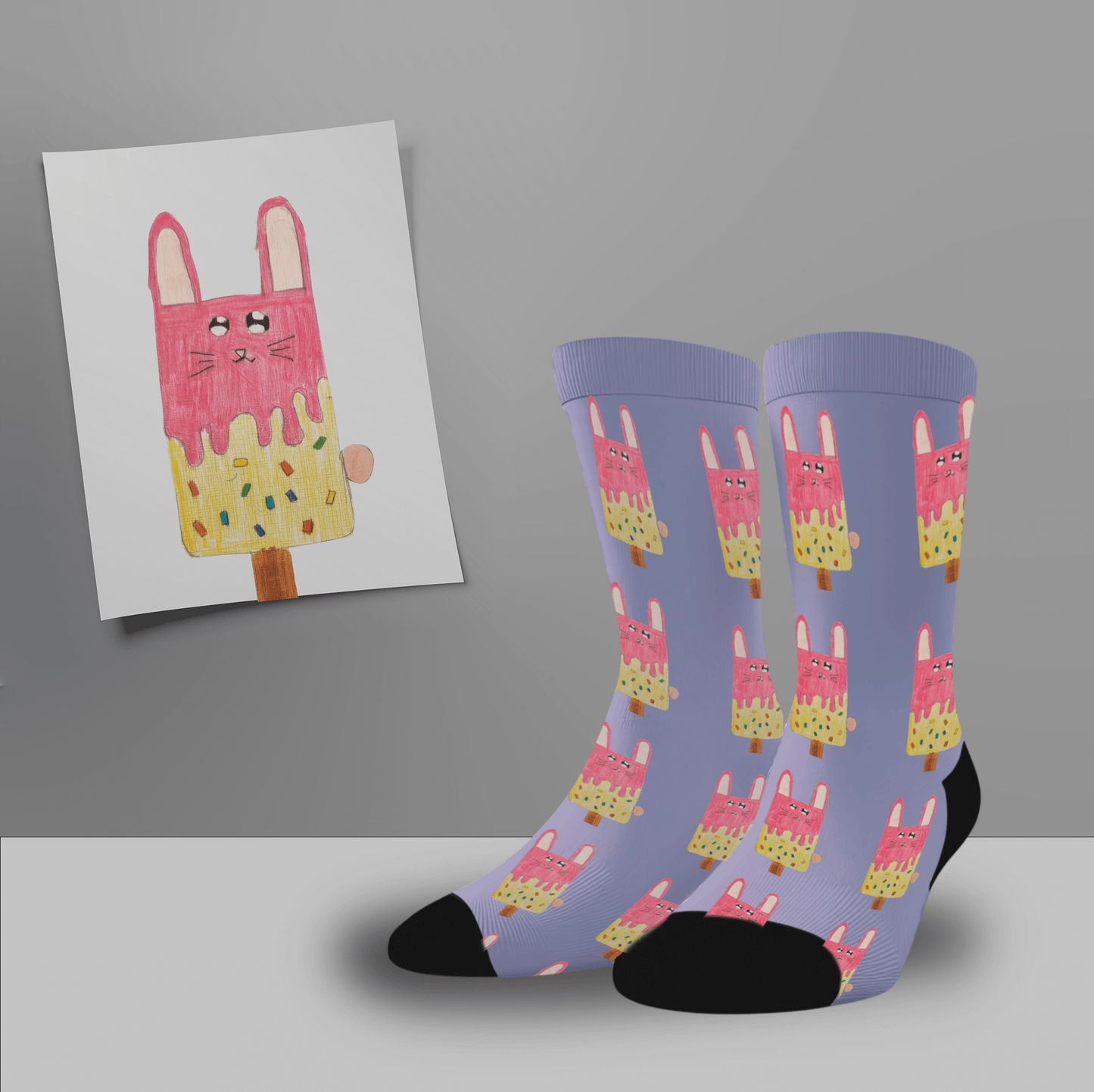 POC Personalised Drawing Socks