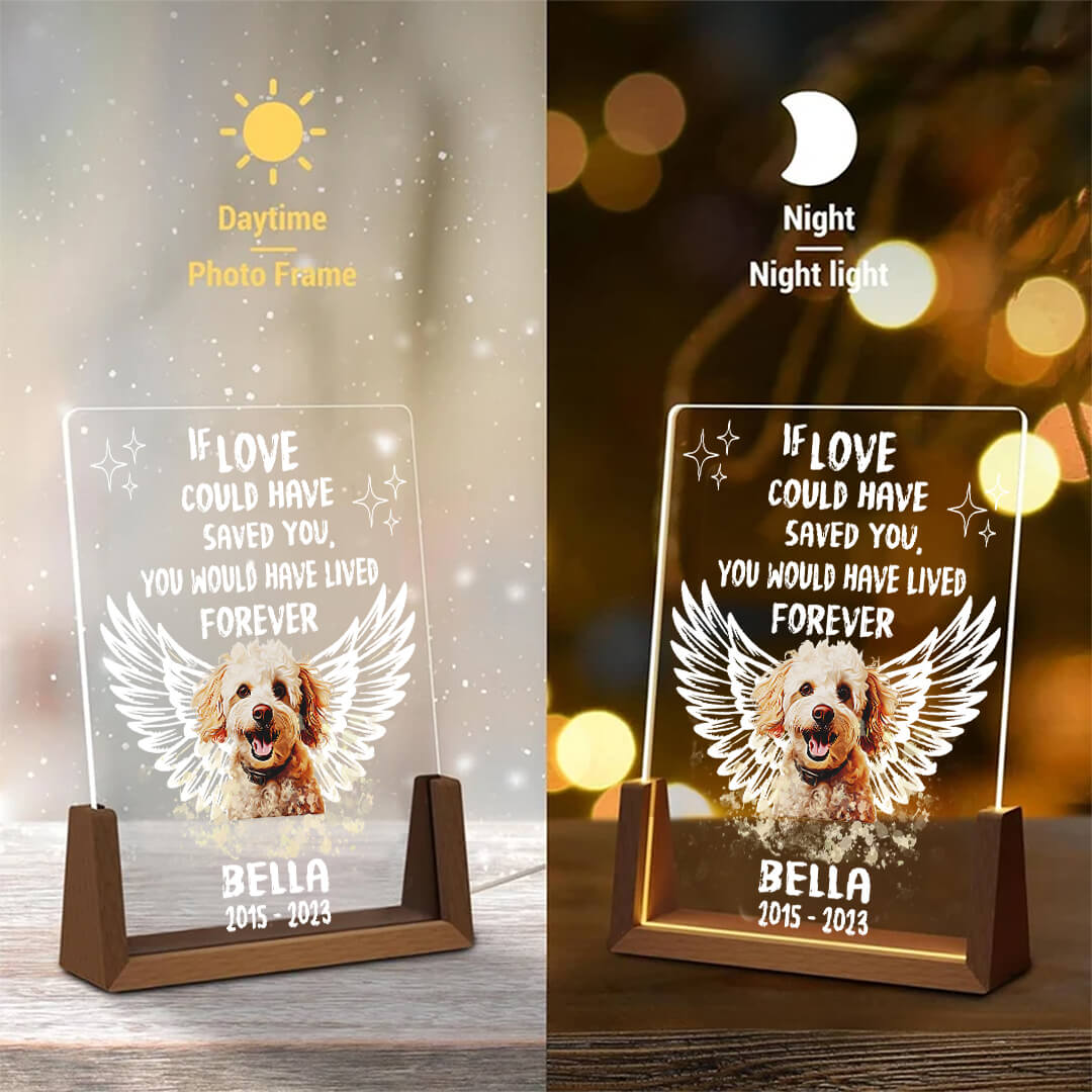 If Love Could Have Saved You Pet Memorial Acrylic Plaque