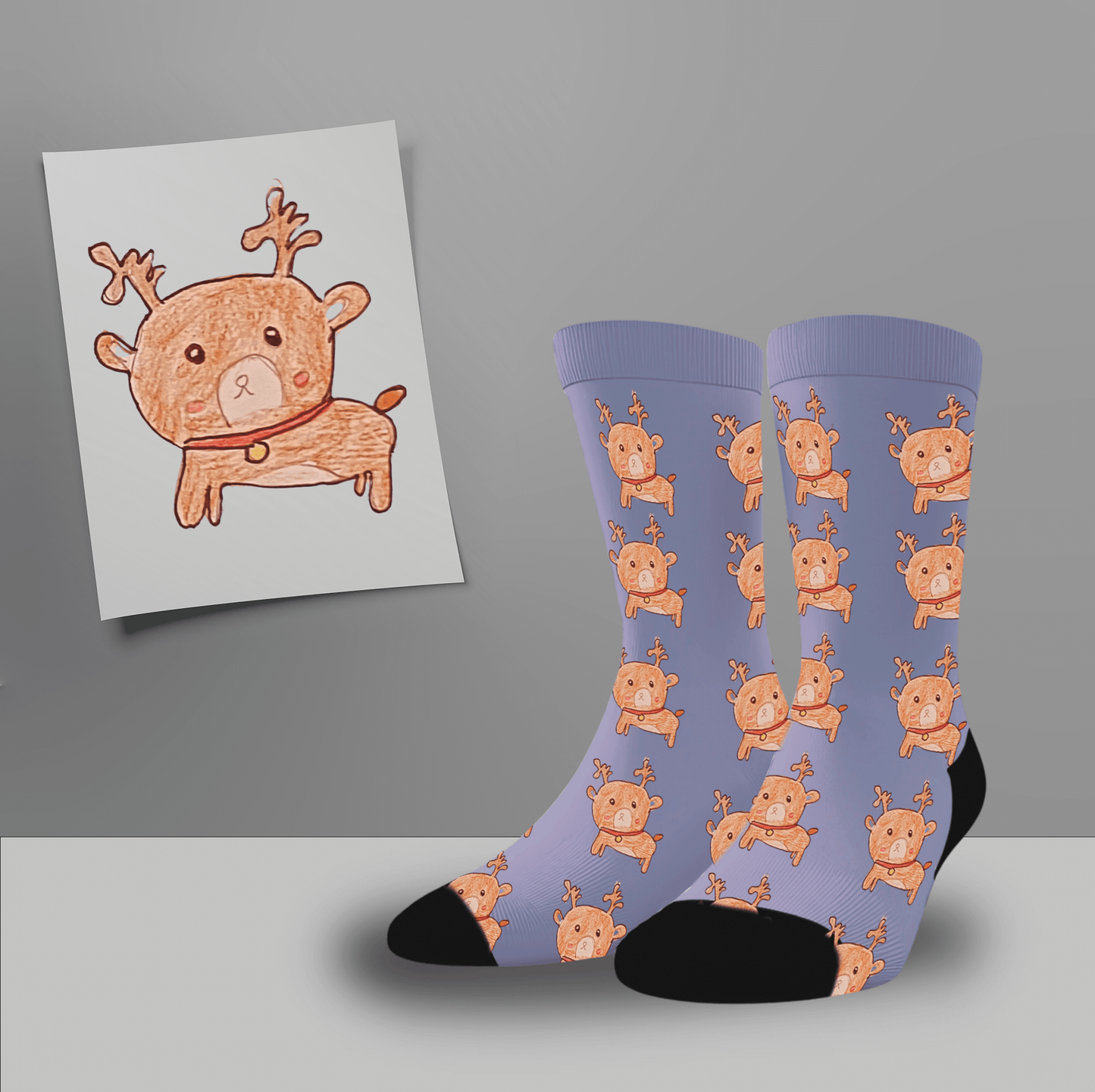 POC Personalised Drawing Socks