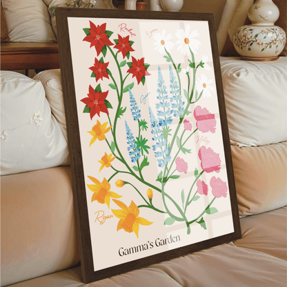 Illustrated Family Garden - #1 Gift for Mother's Day