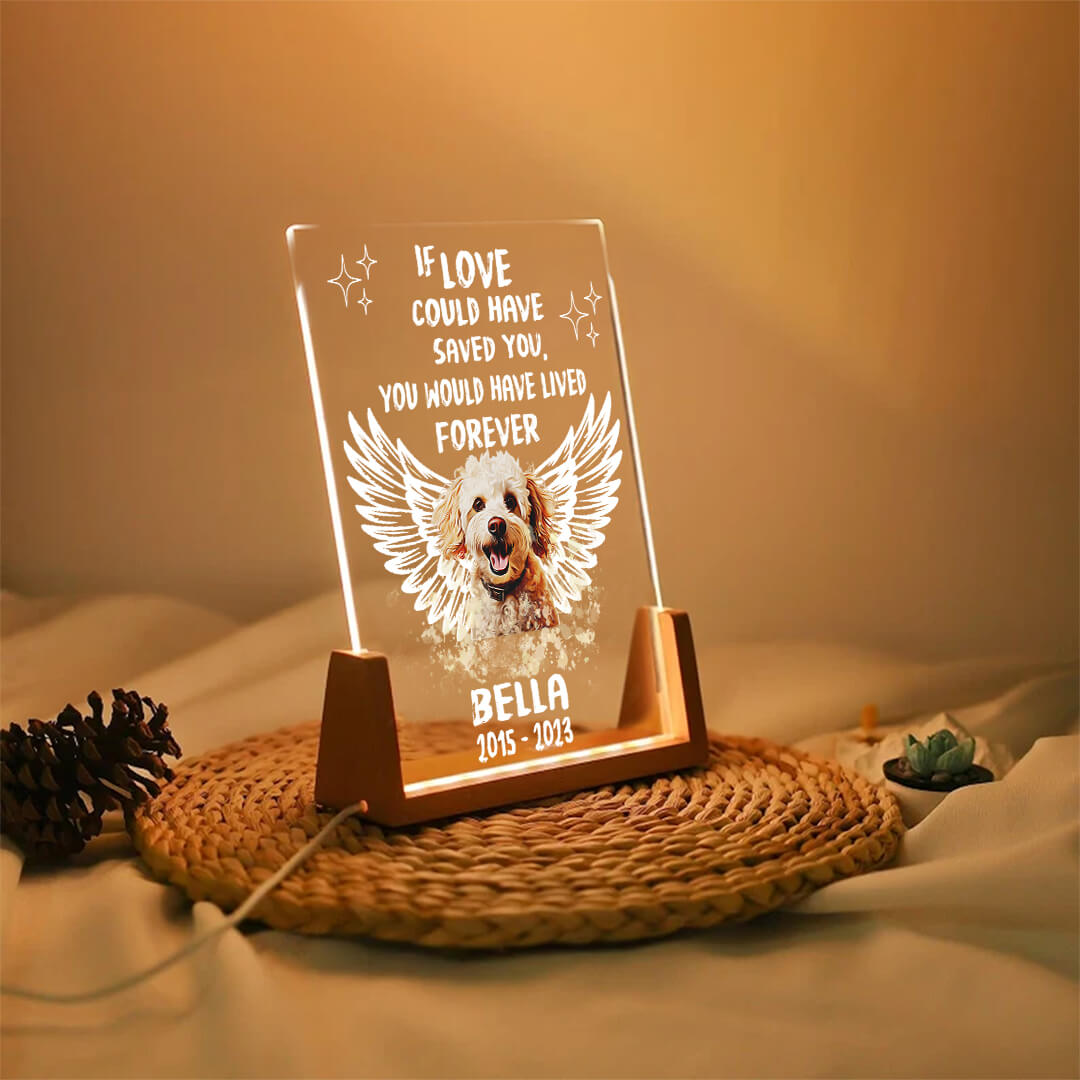 If Love Could Have Saved You Pet Memorial Acrylic Plaque