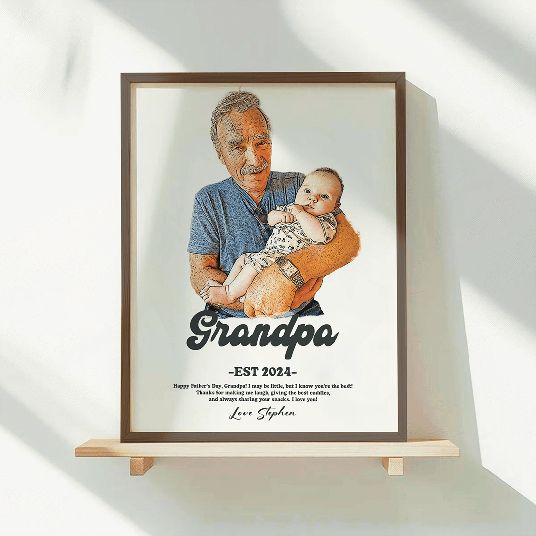 DAD & Kids Portrait -Father’s Day Keepsake