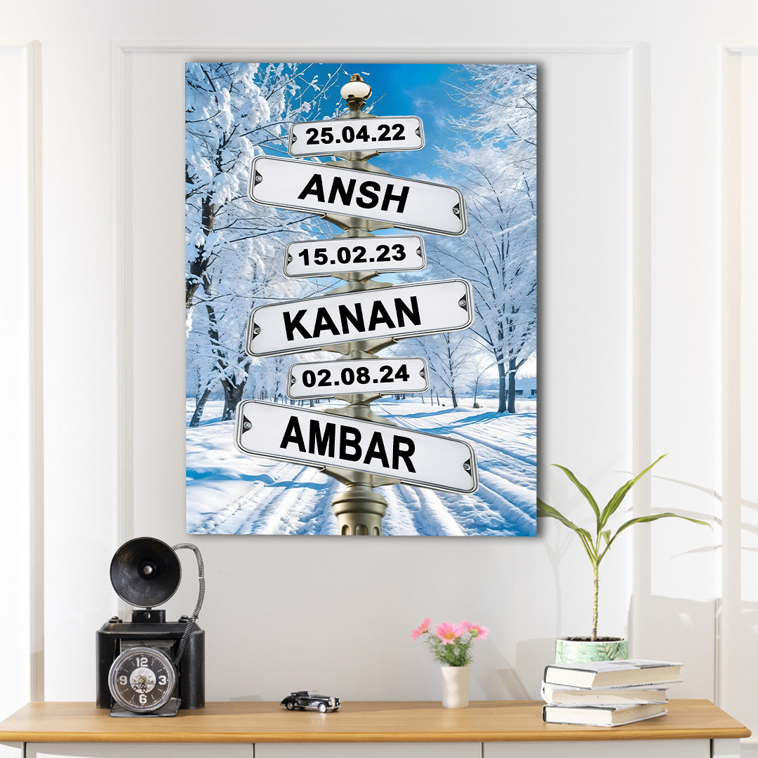 POC Street Sign Family Canvas — product gallery image 10 showing additional details