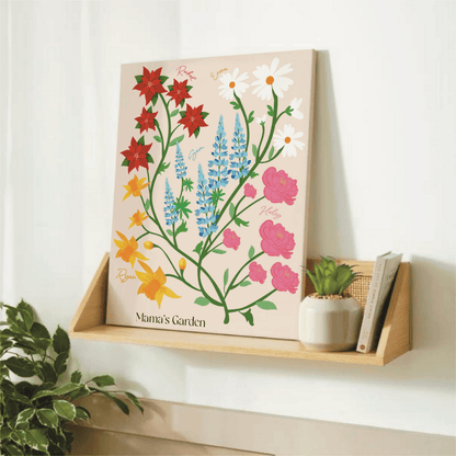 Illustrated Family Garden - #1 Gift for Mother's Day