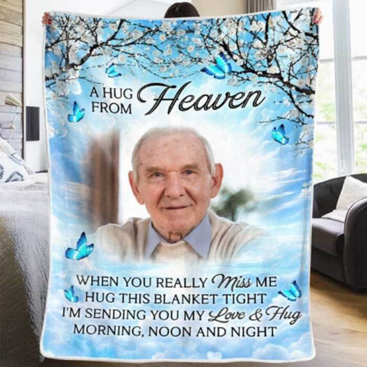 Personalize Loved Ones Memorial Blanket