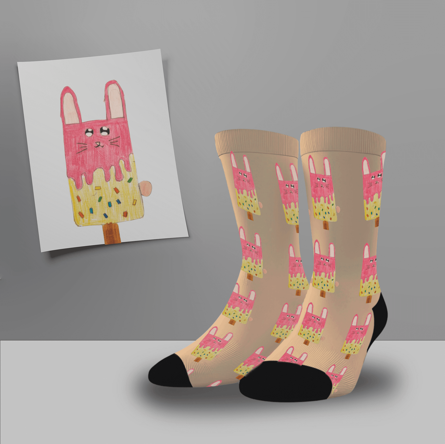 POC Personalised Drawing Socks