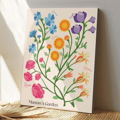 Illustrated Family Garden - #1 Gift for Mother's Day