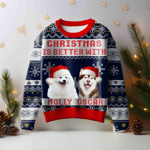 Custom Ugly Sweater - Christmas is Better