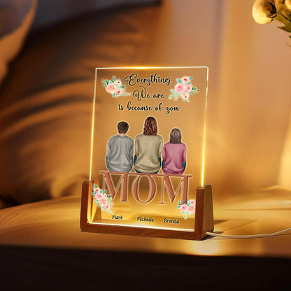 Personalize Youthful Gratitude LED Acrylic Plaque